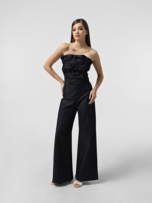 TULIP DENIM CORSET TOP