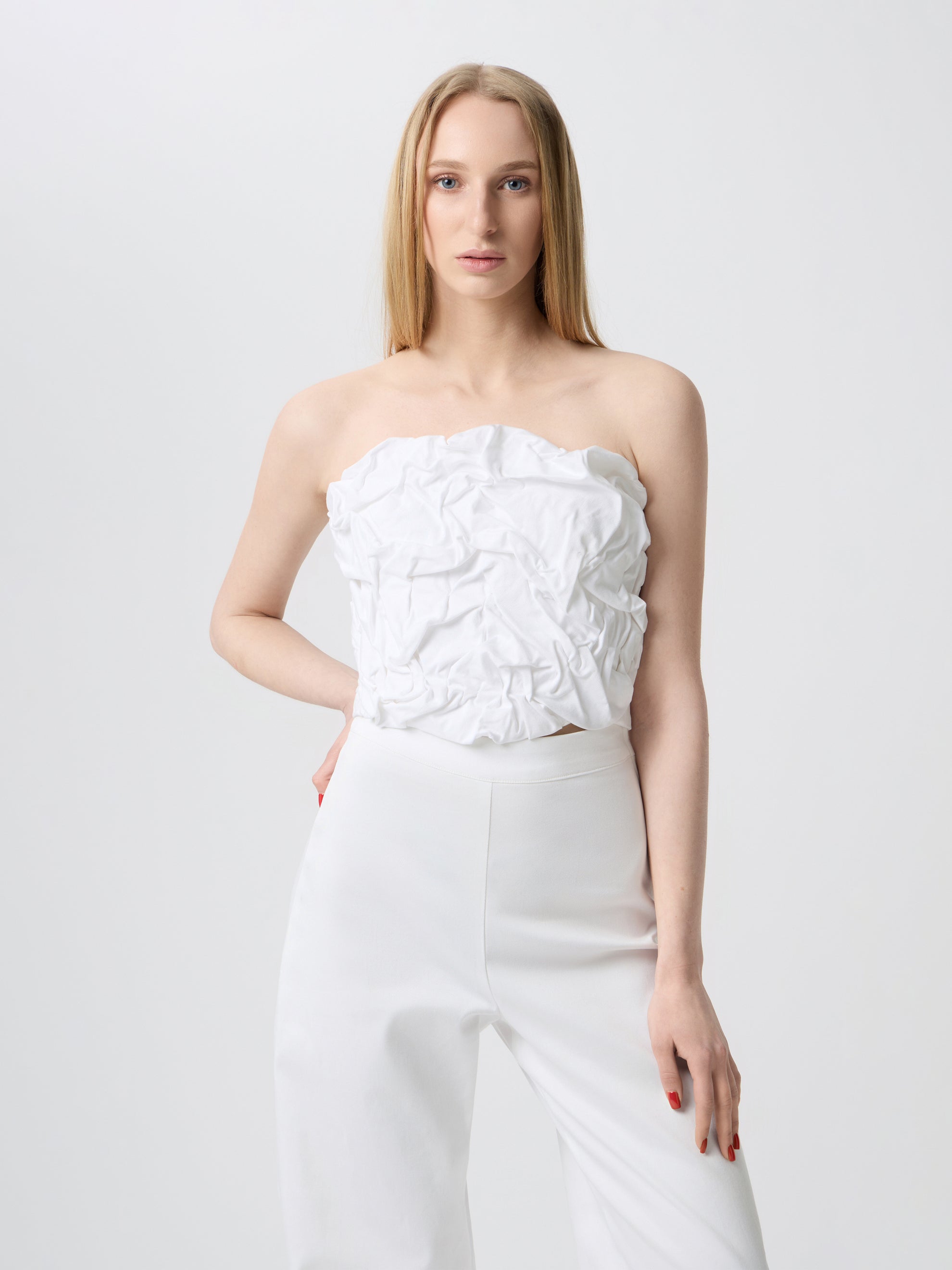 TULIP DENIM CORSET TOP
