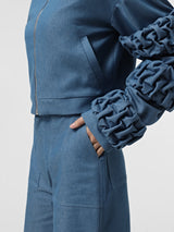 BLUSHING CLOUDS DENIM JACKET