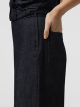 WIDE-LEG DENIM TROUSERS