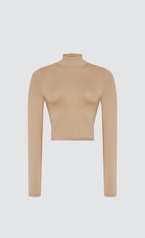 STRETCH LONG SLEEVE-TOP