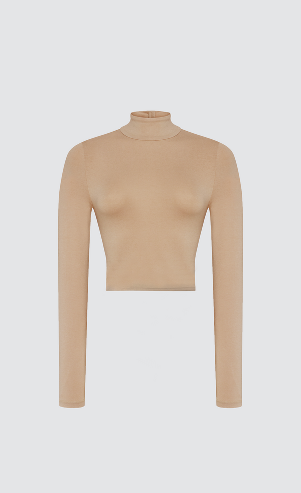 STRETCH LONG SLEEVE-TOP
