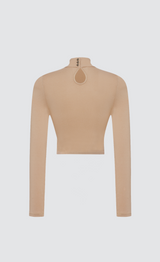 STRETCH LONG SLEEVE-TOP