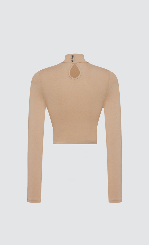 STRETCH LONG SLEEVE-TOP