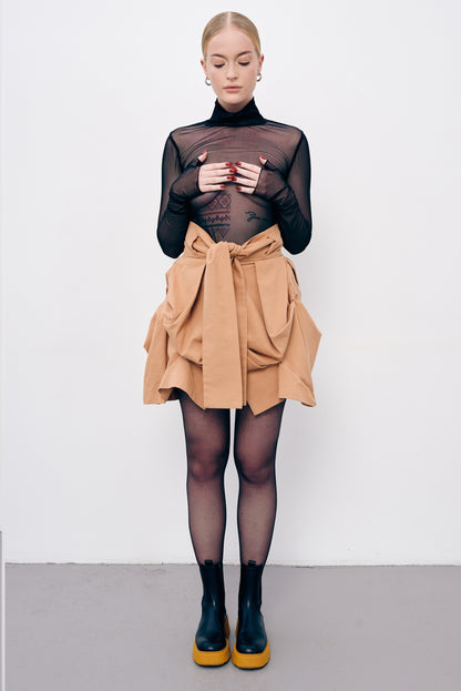 DRAPED SKIRT