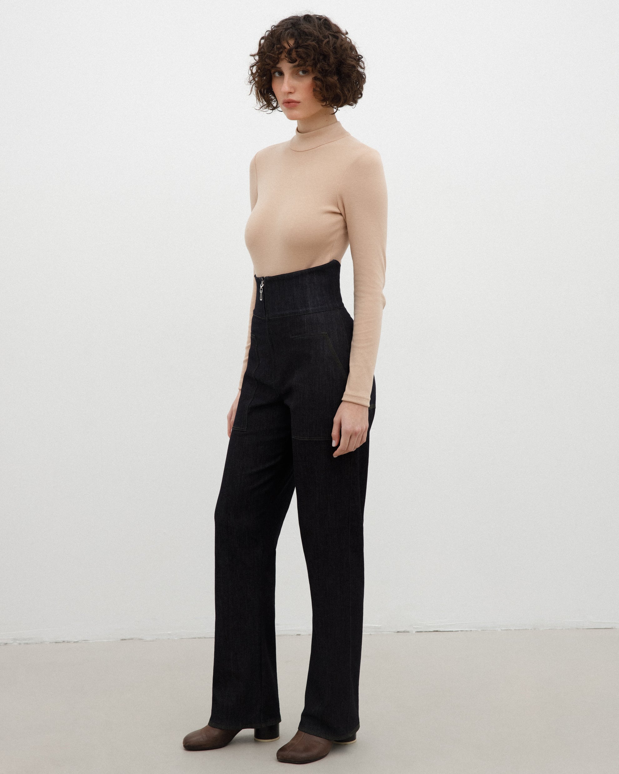 STRETCH LONG SLEEVE-TOP