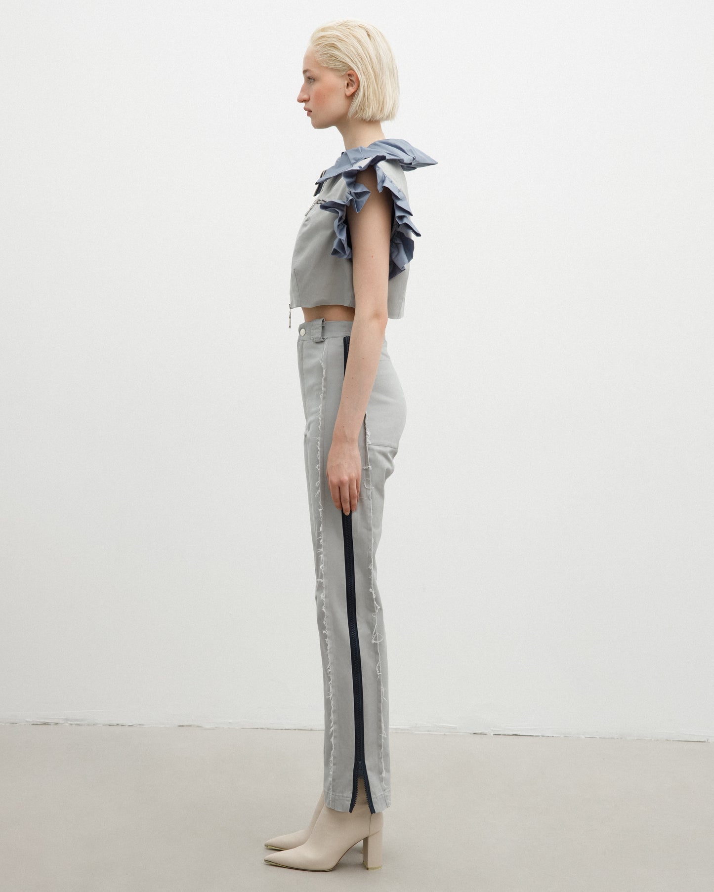 ZIPPED TROUSERS